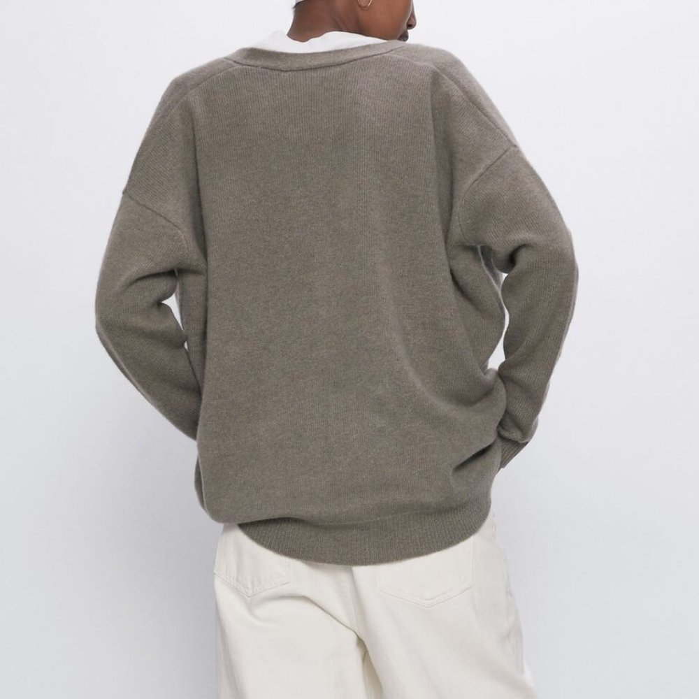 Zara 100% Cashmere Cardigan - Picture 3 of 6